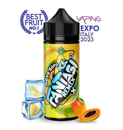 Fantasi 50/50 Shortfill | 100ml + 2 Nics | From £3 - Avalanche Vapes Tropical X Thunder Ice