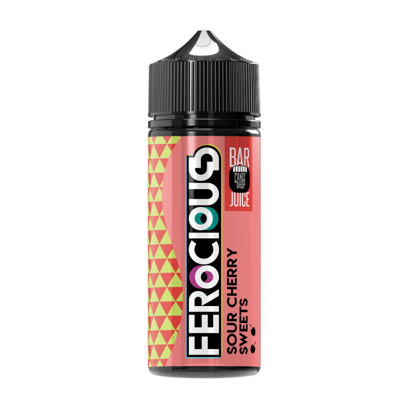 Ferocious Bar Juice 50/50 | 100ml + 2 Nics | £5 - Avalanche Vapes Sour Cherry Sweets