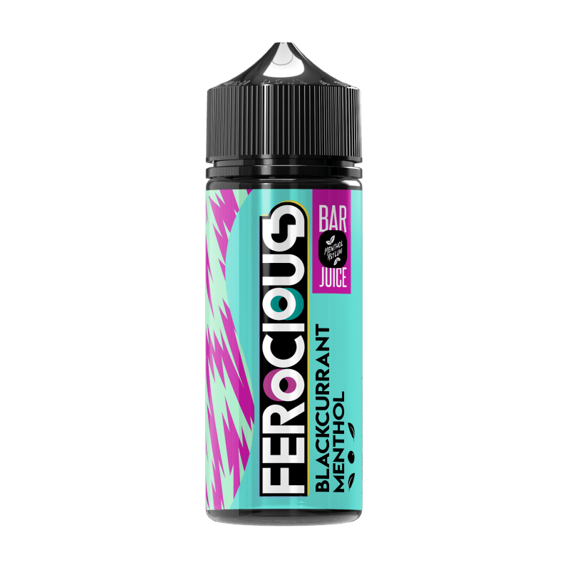 Ferocious Bar Juice 50/50 | 100ml + 2 Nics | £5 - Avalanche Vapes Blackcurrant Menthol