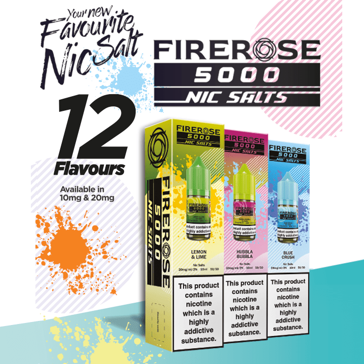 Firerose 5000 Nic Salt | From £1 - Avalanche Vapes Apple Berry Blast10mg