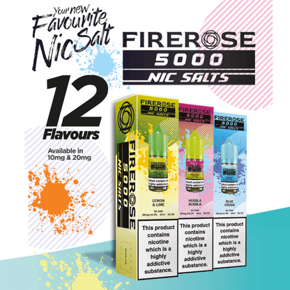 Firerose 5000 Nic Salt | From £1 - Avalanche Vapes Apple Berry Blast10mg