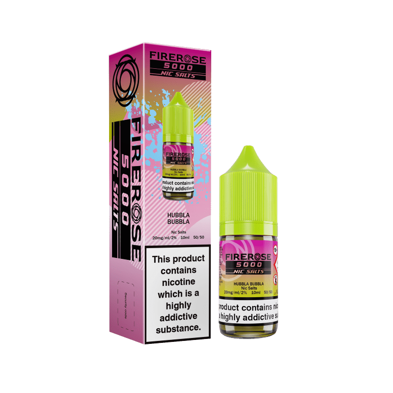 Firerose 5000 Nic Salt | From £1 - Avalanche Vapes Hubbla Bubbla10mg