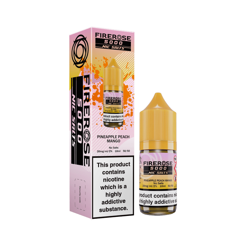 Firerose 5000 Nic Salt | From £1 - Avalanche Vapes Pineapple Peach Mango10mg