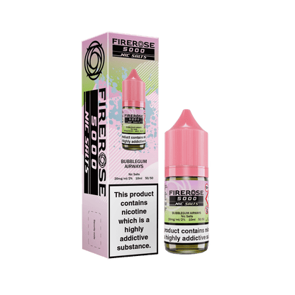 Firerose 5000 Nic Salt | From £1 - Avalanche Vapes Bubblegum Airways10mg