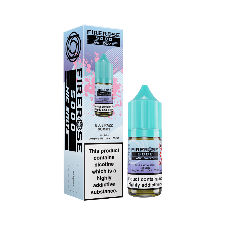 Firerose 5000 Nic Salt | From £1 - Avalanche Vapes Blue Razz Gummy10mg