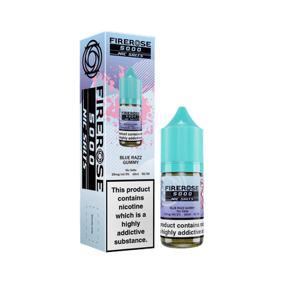 Firerose 5000 Nic Salt | From £1 - Avalanche Vapes Blue Razz Gummy10mg