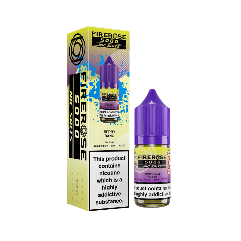 Firerose 5000 Nic Salt | From £1 - Avalanche Vapes Berry Bang10mg