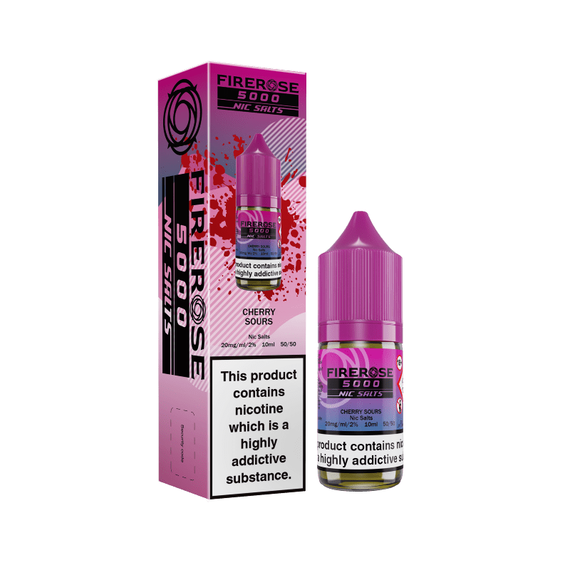 Firerose 5000 Nic Salt | From £1 - Avalanche Vapes Cherry Sours10mg