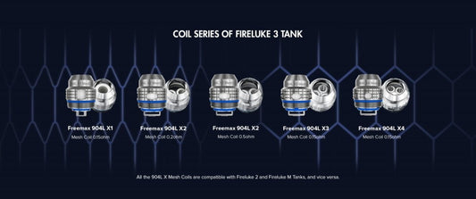 FreeMax 904L X Mesh Coils | From £11 - Avalanche Vapes 904L X1 0.15 Ω