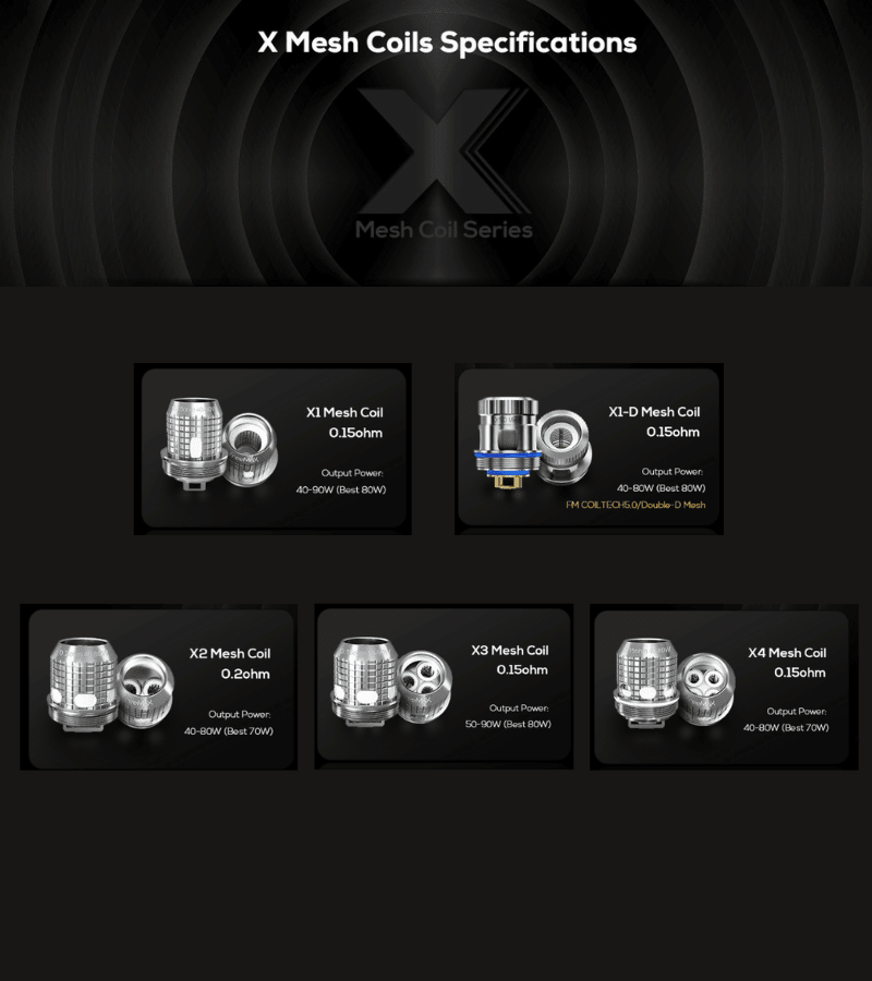 Freemax Fireluke Mesh Coils | X/TX | From £6 - Avalanche VapesX1 (0.15Ohm)