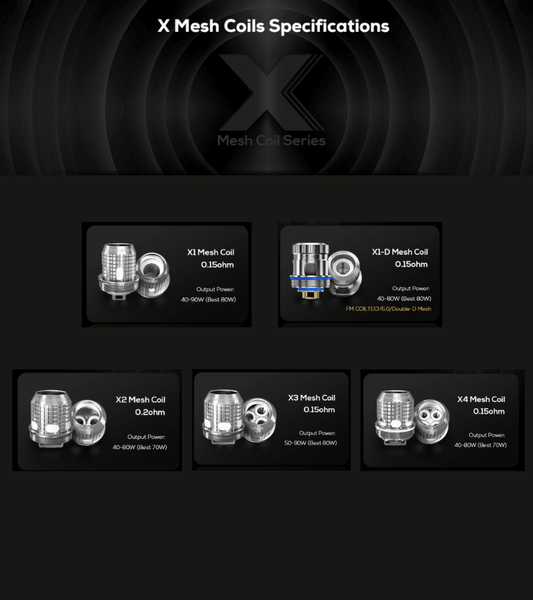 Freemax Fireluke Mesh Coils | X/TX | From £6 - Avalanche VapesX1 (0.15Ohm)