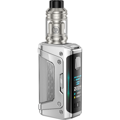 Geekvape Aegis Legend 5 Kit | £52 - Avalanche Vapes Frost Silver