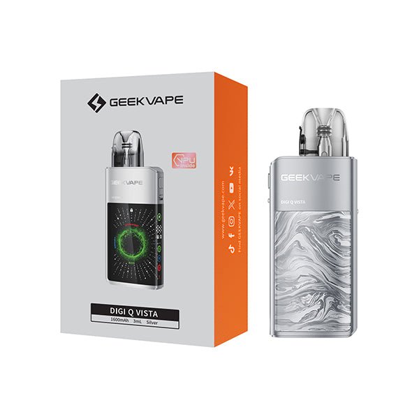 Geekvape Digi Q Vista Kit | £18 - Avalanche Vapes Silver