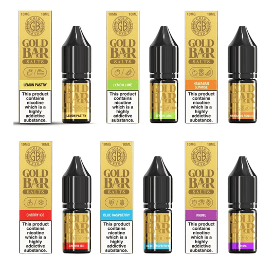 Gold Bar Nic Salt | £1 - Avalanche Vapes Cool Mint10mg