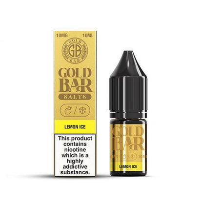 Gold Bar Nic Salt | £1 - Avalanche Vapes Lemon Ice10mg