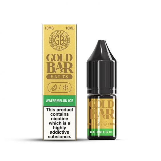 Gold Bar Nic Salt | £1 - Avalanche Vapes Watermelon Ice10mg