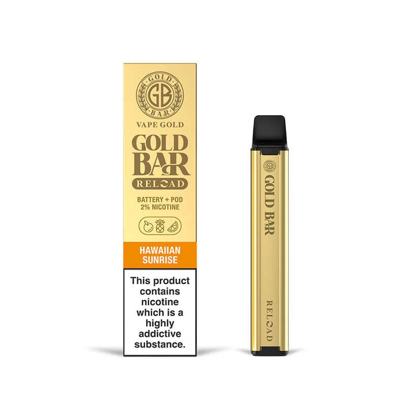 Gold Bar Reload Kit | £3 - Avalanche Vapes Hawaiian SunriseKIT