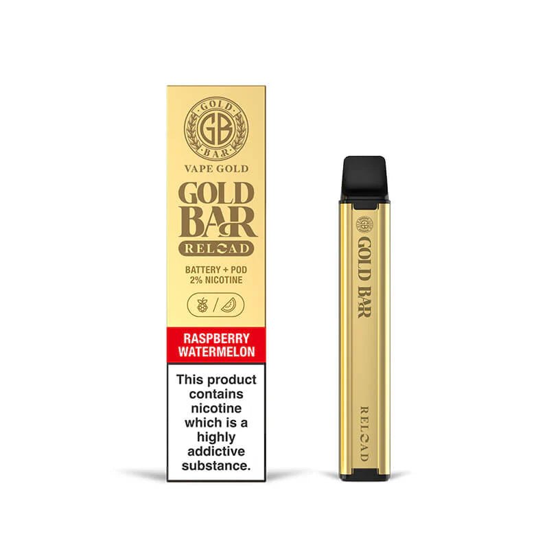 Gold Bar Reload Kit | £3 - Avalanche Vapes Raspberry WatermelonKIT