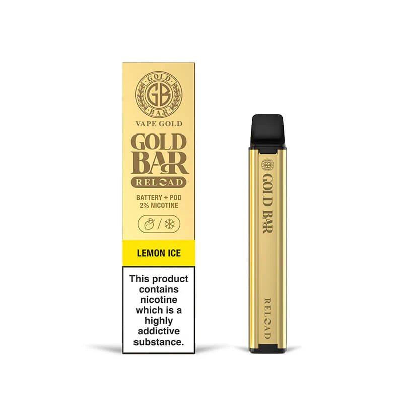 Gold Bar Reload Kit | £3 - Avalanche Vapes Lemon IceKIT