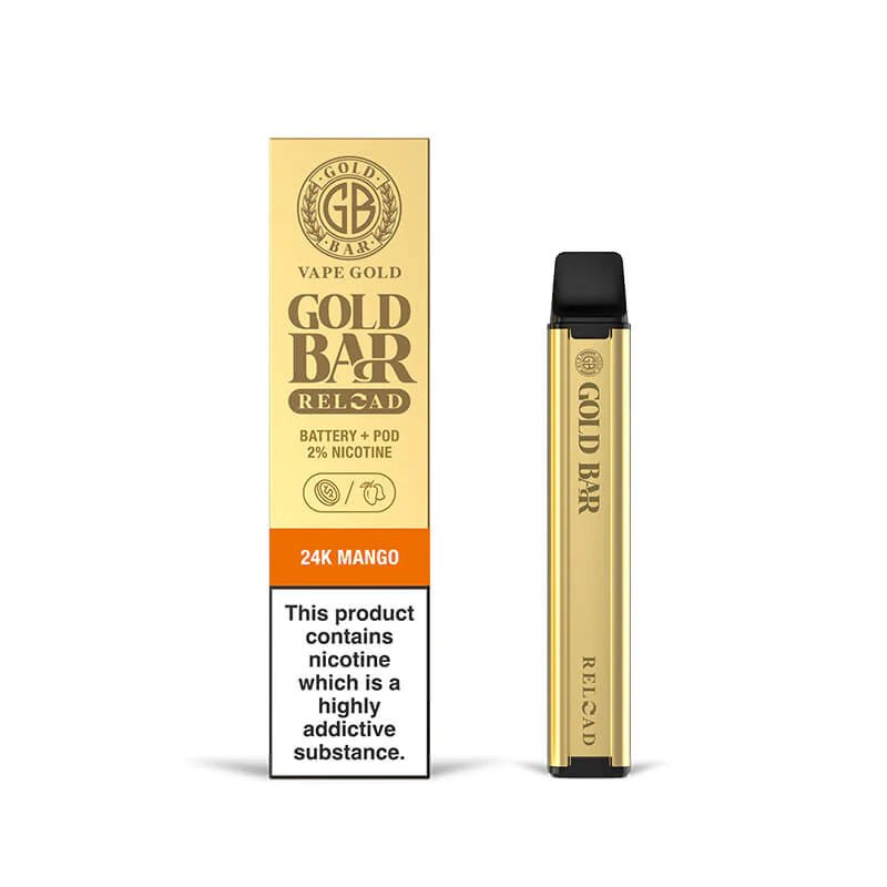 Gold Bar Reload Kit | £3 - Avalanche Vapes 24K MangoKIT