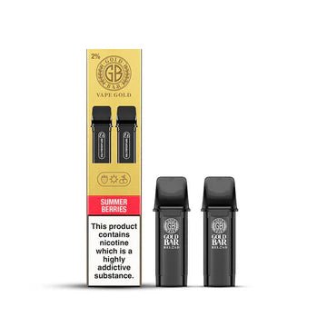 Gold Bar Reload Prefilled Pods | Box of 10 £20 | £3 - Avalanche Vapes Summer BerriesPODS