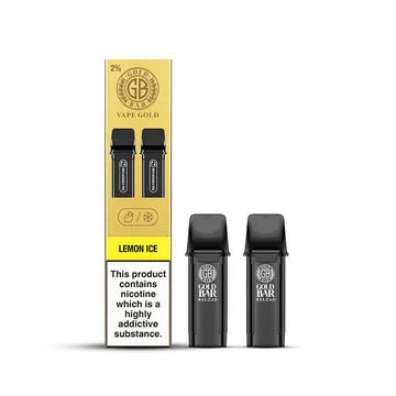 Gold Bar Reload Prefilled Pods | Box of 10 £20 | £3 - Avalanche Vapes Lemon IcePODS
