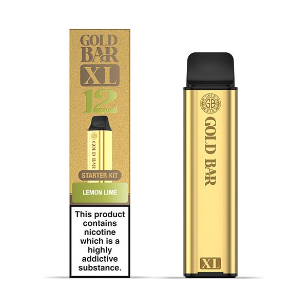 Gold Bar XL Prefilled Kit | £5 - Avalanche Vapes Lemon LimeKIT