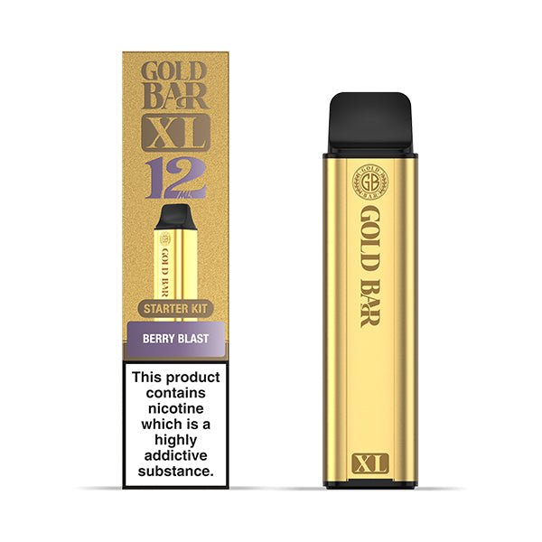 Gold Bar XL Prefilled Kit | £5 - Avalanche Vapes Berry BlastKIT
