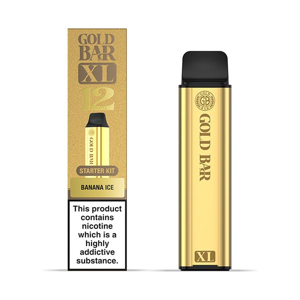 Gold Bar XL Prefilled Kit | £5 - Avalanche Vapes Banana IceKIT