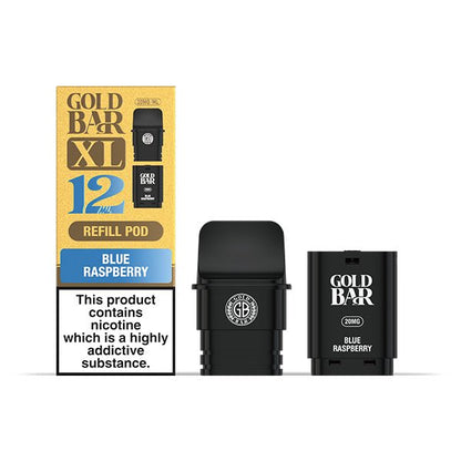 Gold Bar XL Prefilled Pods | £6 - Avalanche Vapes Blue RaspberryPODS