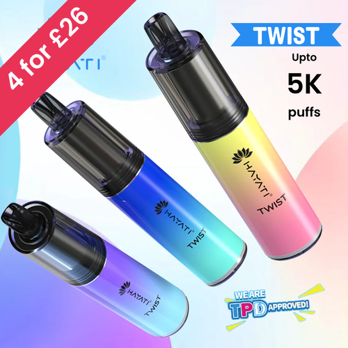 Hayati Twist 5000 Disposable (£7 or 4 for £26)