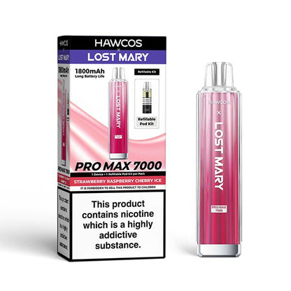 Hawcos x Lost Mary Pro Max Prefilled Kit | £6 - Avalanche Vapes Cherry ColaKIT