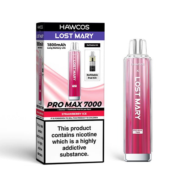 Hawcos x Lost Mary Pro Max Prefilled Kit | £6 - Avalanche Vapes Pink LemonadeKIT