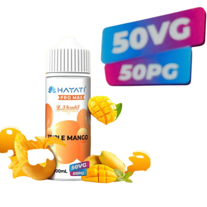 Hayati Pro Max 50/50 Shortfill | 100ml + 2 Nics | £7 - Avalanche Vapes Banana Ice _ 50/50