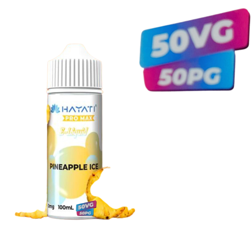 Hayati Pro Max 50/50 Shortfill | 100ml + 2 Nics | £7 - Avalanche Vapes Banana Ice _ 50/50