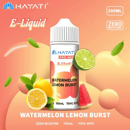 Hayati Pro Max 70/30 | 100ml + 2 Nics | £5 - Avalanche Vapes Watermelon Ice