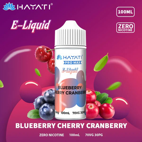 Hayati Pro Max 70/30 | 100ml + 2 Nics | £5 - Avalanche Vapes Blueberry Cherry Cranberry