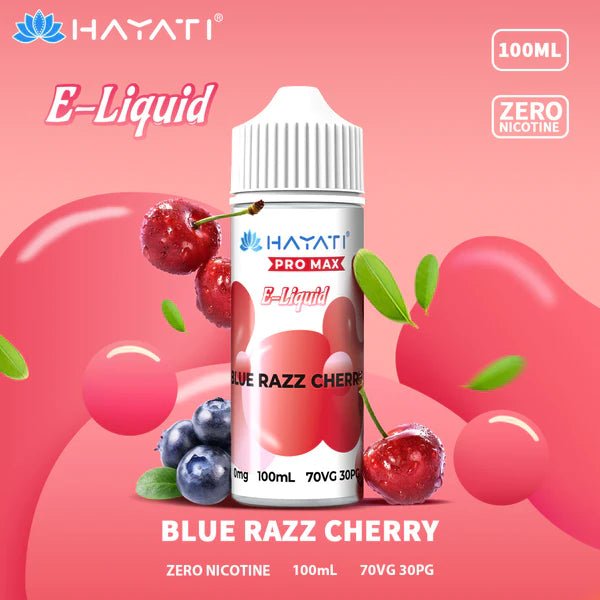 Hayati Pro Max 70/30 | 100ml + 2 Nics | £5 - Avalanche Vapes Blue Razz Cherry