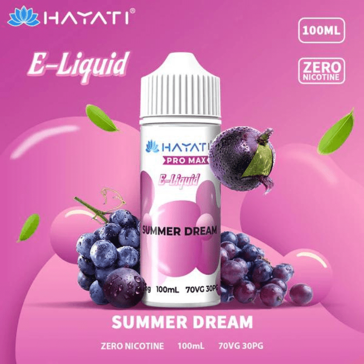 Hayati Pro Max 70/30 | 100ml + 2 Nics | £5 - Avalanche Vapes Summer Dream