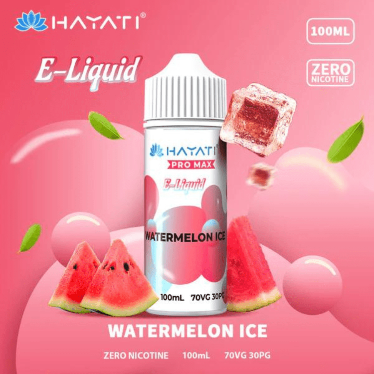 Hayati Pro Max 70/30 | 100ml + 2 Nics | £5 - Avalanche Vapes Watermelon Ice