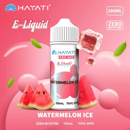 Hayati Pro Max 70/30 | 100ml + 2 Nics | £5 - Avalanche Vapes Watermelon Ice