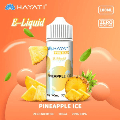 Hayati Pro Max 70/30 | 100ml + 2 Nics | £5 - Avalanche Vapes Pineapple Ice