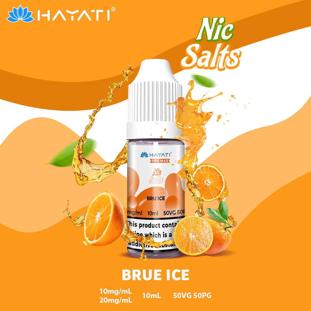 Hayati Pro Max Nic Salt | £1.79 - Avalanche Vapes Bru Ice20mg