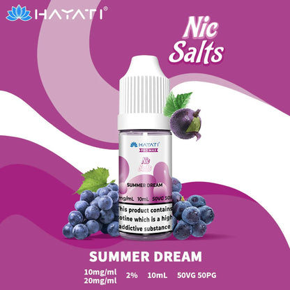 Hayati Pro Max Nic Salt | £1.79 - Avalanche Vapes Summer Dream20mg