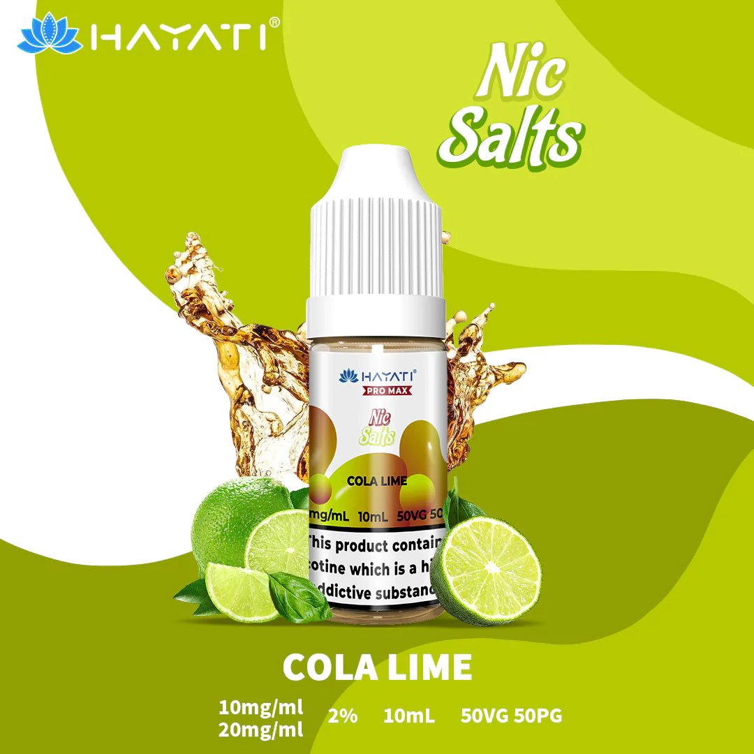 Hayati Pro Max Nic Salt | £1.79 - Avalanche Vapes Cola Lime20mg