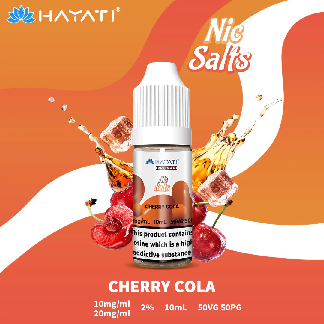 Hayati Pro Max Nic Salt | £1.79 - Avalanche Vapes Cherry Cola20mg