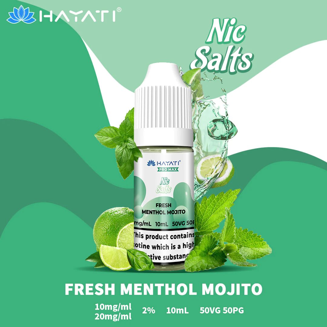 Hayati Pro Max Nic Salt | £1.79 - Avalanche Vapes Fresh menthol mojito20mg