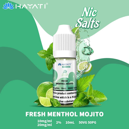 Hayati Pro Max Nic Salt | £1.79 - Avalanche Vapes Fresh menthol mojito20mg