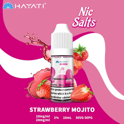 Hayati Pro Max Nic Salt | £1.79 - Avalanche Vapes Strawberry Mojito20mg