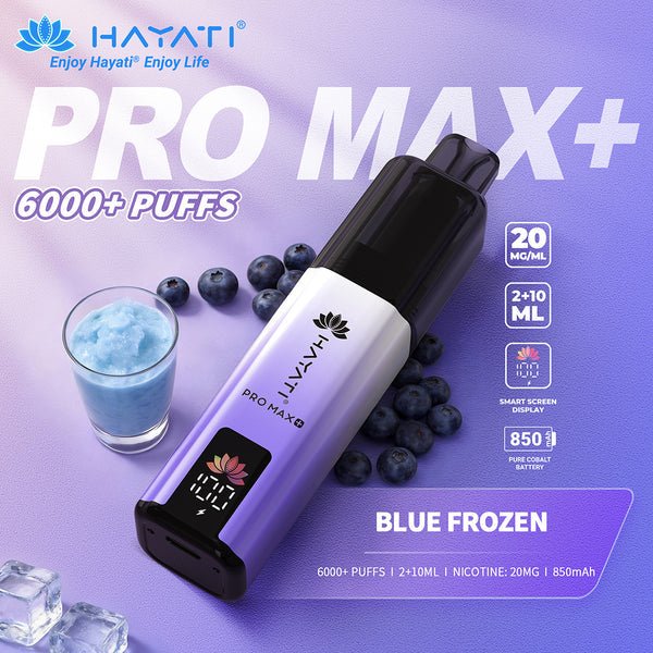 Hayati Pro Max+ Prefilled Kit | From £4 - Avalanche VapesBlue FrozenKIT